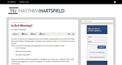 Desktop Screenshot of matthewhartsfield.com