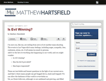 Tablet Screenshot of matthewhartsfield.com